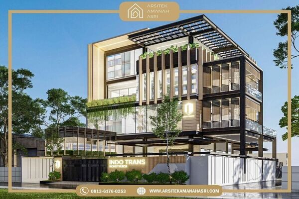 Design Kantor pusat PT Indotrans Konstruksi